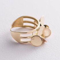 обзорное фото Эксклюзивное кольцо в жёлтом золоте с монетками Шерон 037355 Эксклюзивные кольца из золота обзорное фото Эксклюзивное кольцо в жёлтом золоте с монетками Шерон 037355  Эксклюзивные кольца из золота