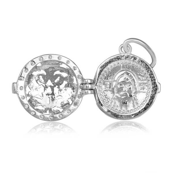 Серебряная иконка Спаса Нерукотворного с фианитами 026970 детальное изображение ювелирного изделия Серебряные подвески иконки Серебряная иконка Спаса Нерукотворного с фианитами 026970 детальное изображение ювелирного изделия Серебряные подвески иконки