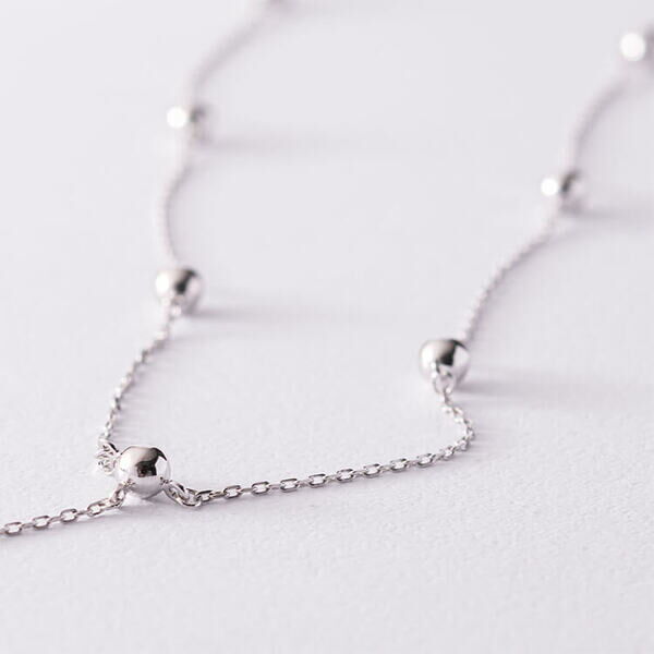 Кольє з кульками в білому золоті Alva DONNA 036053 детальне зображення ювелірного виробу Кольє з кульками в білому золоті Alva DONNA 036053 детальне зображення ювелірного виробу