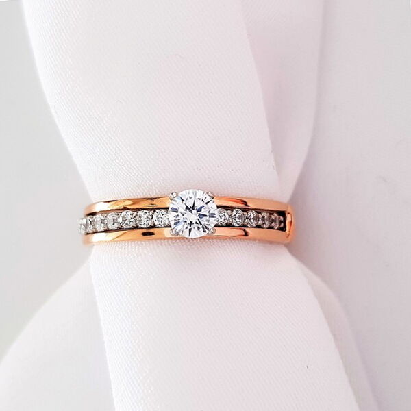 двойное кольцо с фианитами двойное кольцо с фианитами