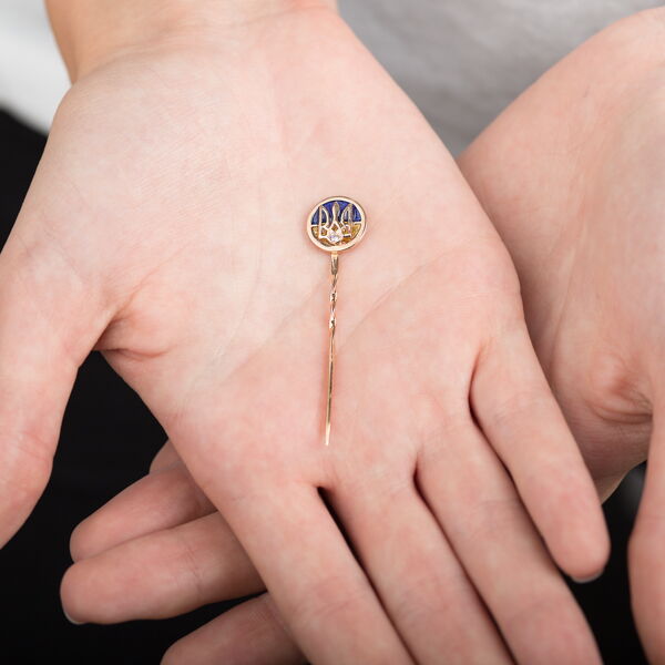 Золотой значок Герб украины Золотой значок Герб украины