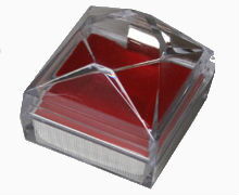 Футляр Кристал, універсальна проріз 027617 детальне зображення ювелірного виробу Футляр Кристал, універсальна проріз 027617 детальне зображення ювелірного виробу