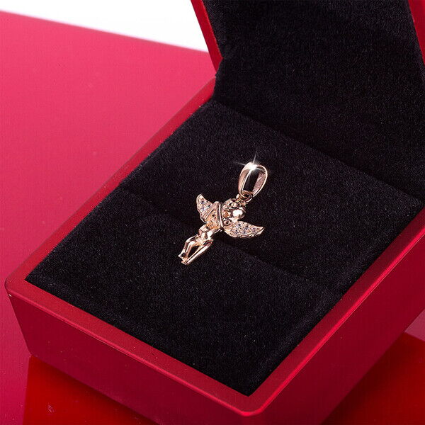 кулон Ангелочек с фианитами