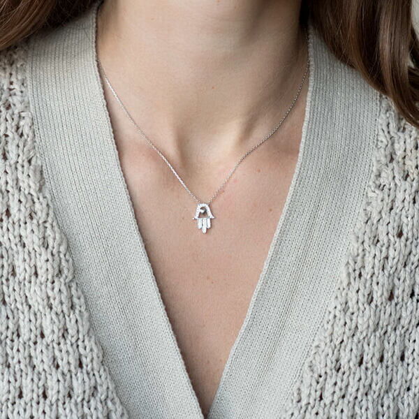 колье из серебра Хамса колье из серебра Хамса