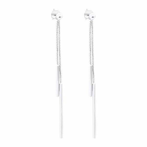 Серебряные серьги-трансформеры с подвесной частью 038904 детальное изображение ювелирного изделия Серебряные серьги без вставок Серебряные серьги-трансформеры с подвесной частью 038904 детальное изображение ювелирного изделия Серебряные серьги без вставок