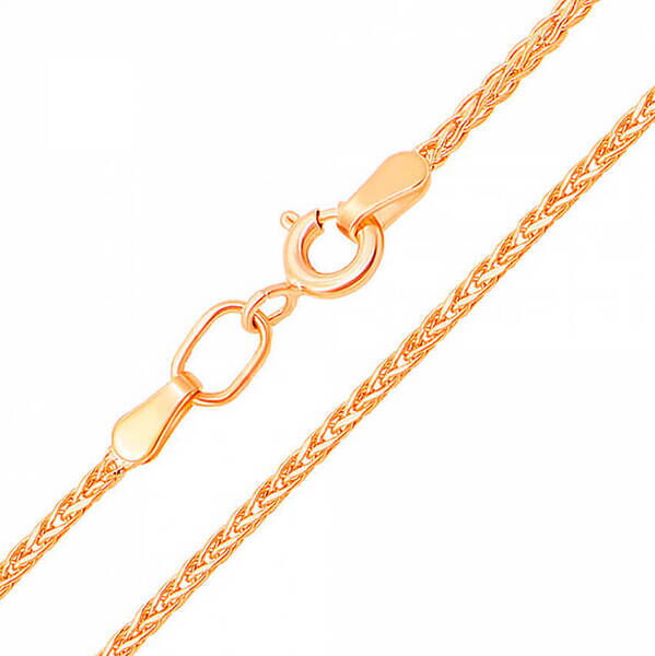 Золотая цепочка Колосок, красное золото 038082 детальное изображение ювелирного изделия Золотые цепочки женские Золотая цепочка Колосок, красное золото 038082 детальное изображение ювелирного изделия Золотые цепочки женские