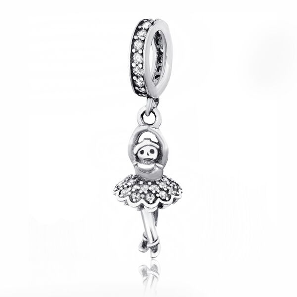 Серебряный подвес-шарм Балерина 025946 детальное изображение ювелирного изделия Серебряные подвесы-шармы (бусины) Серебряный подвес-шарм Балерина 025946 детальное изображение ювелирного изделия Серебряные подвесы-шармы (бусины)