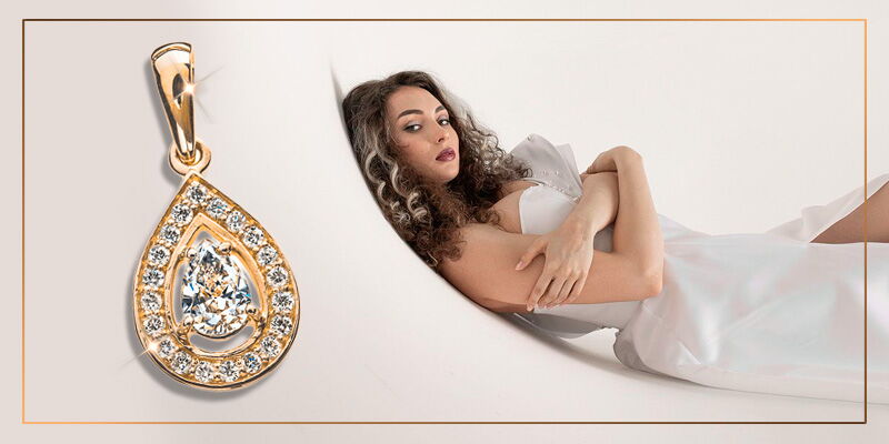 Кулони з жовтого золота в Україні 