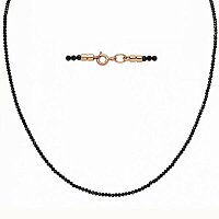 Колье с агатом с золотой застежкой 031693