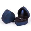 Синий футляр для кольца с подсветкой Бриллиантовое сердце 037511 детальное изображение ювелирного изделия Подарочные футляры и упаковки