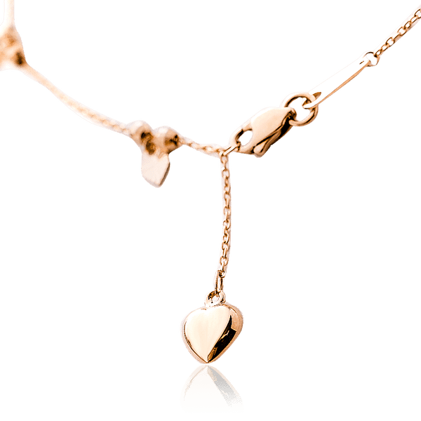 браслет на ногу с подвесками Сердечка браслет на ногу с подвесками Сердечка