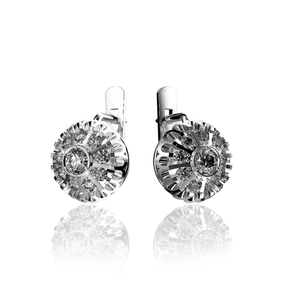 Золотые серьги с бриллиантами 030428 детальное изображение ювелирного изделия Золотые серьги с бриллиантами Золотые серьги с бриллиантами 030428 детальное изображение ювелирного изделия Золотые серьги с бриллиантами