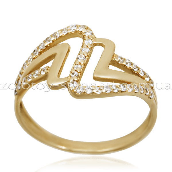 Золотое кольцо 11785 детальное изображение ювелирного изделия Золотые кольца с фианитом Золотое кольцо 11785 детальное изображение ювелирного изделия Золотые кольца с фианитом