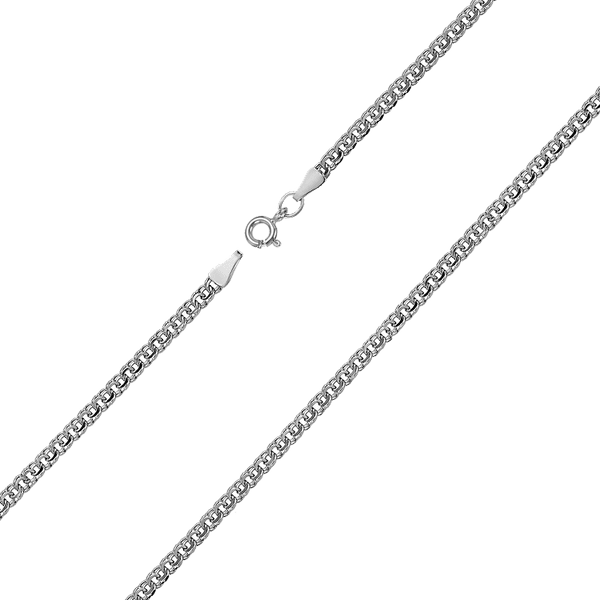 Цепочка Бисмарк из серебра 034481 детальное изображение ювелирного изделия Серебряные цепочки Цепочка Бисмарк из серебра 034481 детальное изображение ювелирного изделия Серебряные цепочки