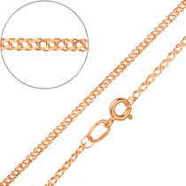 обзорное фото Золотая цепочка для ребенка Рембо 10617  Золотые цепочки плетения Рембо