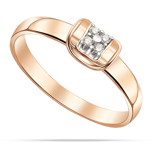 Золотое кольцо с бриллиантами, образующие цветочный мотив на приподнятой оправе 040363 детальное изображение ювелирного изделия Золотые кольца с бриллиантами Золотое кольцо с бриллиантами, образующие цветочный мотив на приподнятой оправе 040363 детальное изображение ювелирного изделия Золотые кольца с бриллиантами