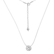 обзорное фото Серебряное колье с фианитом 024721 Серебряные колье обзорное фото Серебряное колье с фианитом 024721  Серебряные колье