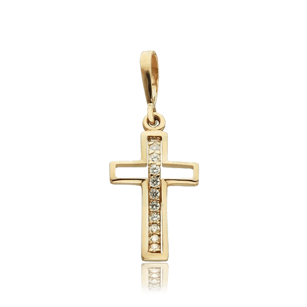 Золотой крестик 1,4,0742 детальное изображение ювелирного изделия Декоративные золотые крестики Золотой крестик 1,4,0742 детальное изображение ювелирного изделия Декоративные золотые крестики