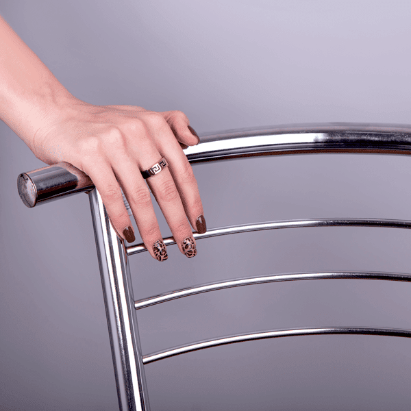 Золота каблучка з каучуком 900619 детальне зображення ювелірного виробу