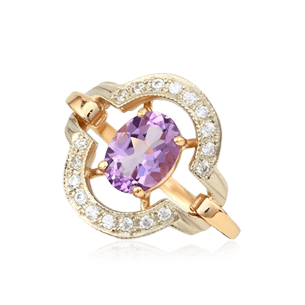 Кольцо с аметистом Кольцо с аметистом