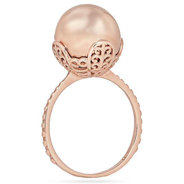 Кольцо из красного золота Шарик 033389 детальное изображение ювелирного изделия Золотые кольца Кольцо из красного золота Шарик 033389 детальное изображение ювелирного изделия Золотые кольца