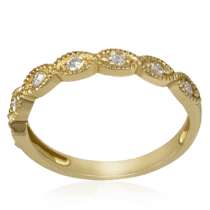 обзорное фото Кольцо с бриллиантами 024354  Золотые кольца с бриллиантами
