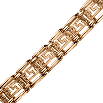 обзорное фото Золотой браслет без вставок 028066 Золотой браслет Ролекс обзорное фото Золотой браслет без вставок 028066  Золотой браслет Ролекс