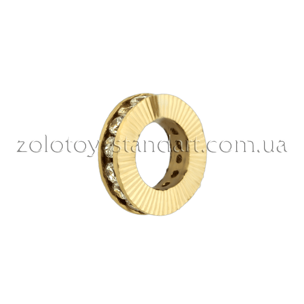 Золотой подвес с цирконием 421766 детальное изображение ювелирного изделия Золотые кулоны с фианитом Золотой подвес с цирконием 421766 детальное изображение ювелирного изделия Золотые кулоны с фианитом