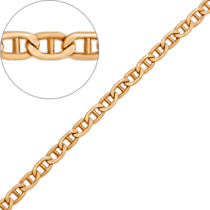 обзорное фото Золотая цепочка Валентино 14101  Валентино плетение золотых цепочек