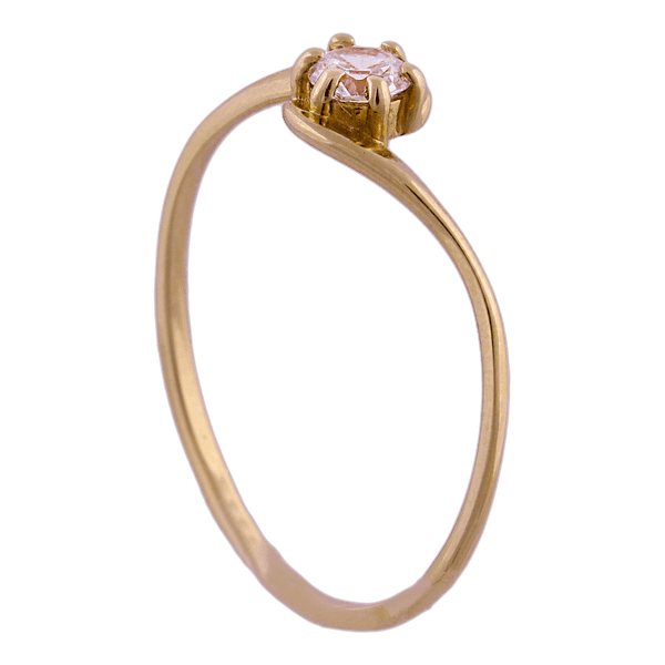 Золотое кольцо с фианитом 1,1,1318 детальное изображение ювелирного изделия Золотые кольца для помолвки с цирконием Золотое кольцо с фианитом 1,1,1318 детальное изображение ювелирного изделия Золотые кольца для помолвки с цирконием