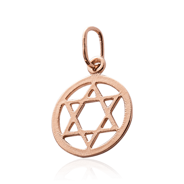 золотая подвеска звезда давида с насечками золотая подвеска звезда давида с насечками