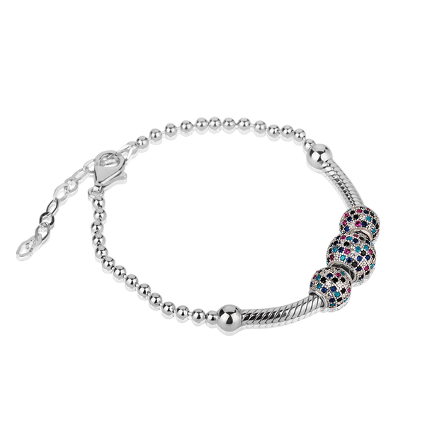 Серебряный браслет с фианитами 027694 детальное изображение ювелирного изделия Серебряные женские браслеты Серебряный браслет с фианитами 027694 детальное изображение ювелирного изделия Серебряные женские браслеты