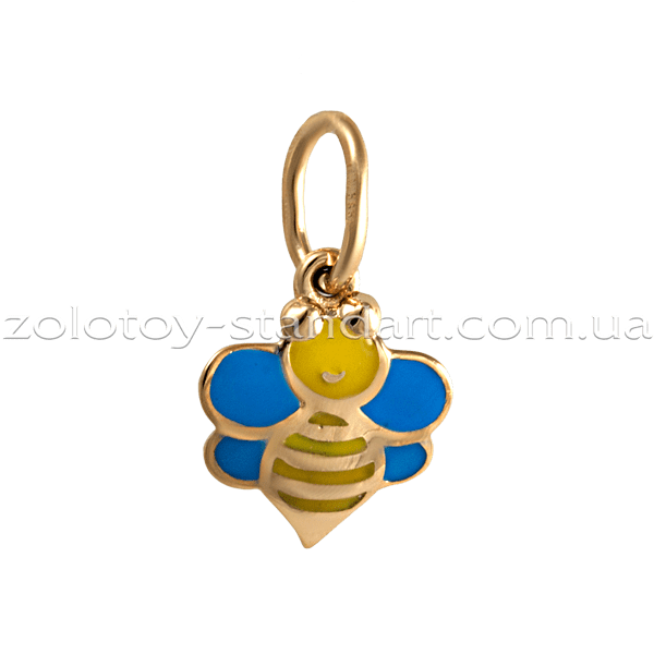 Золотой подвес Пчелка 130251Е