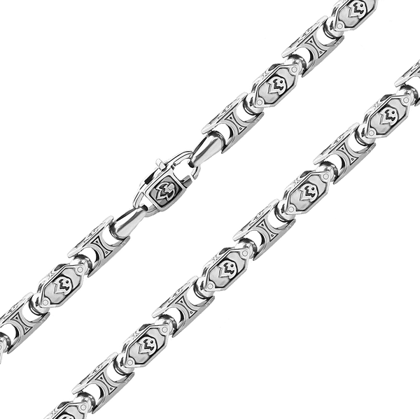 Цепь из белого золота 038596 детальное изображение ювелирного изделия Золотые цепочки мужские Цепь из белого золота 038596 детальное изображение ювелирного изделия Золотые цепочки мужские