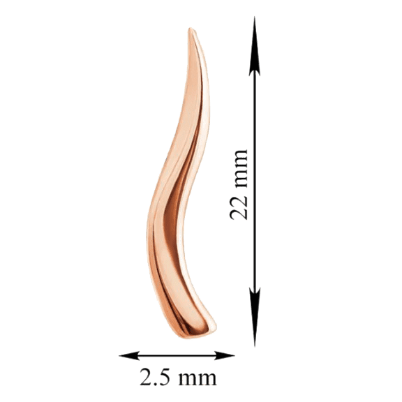 сережки-каффы золото 585 сережки-каффы золото 585