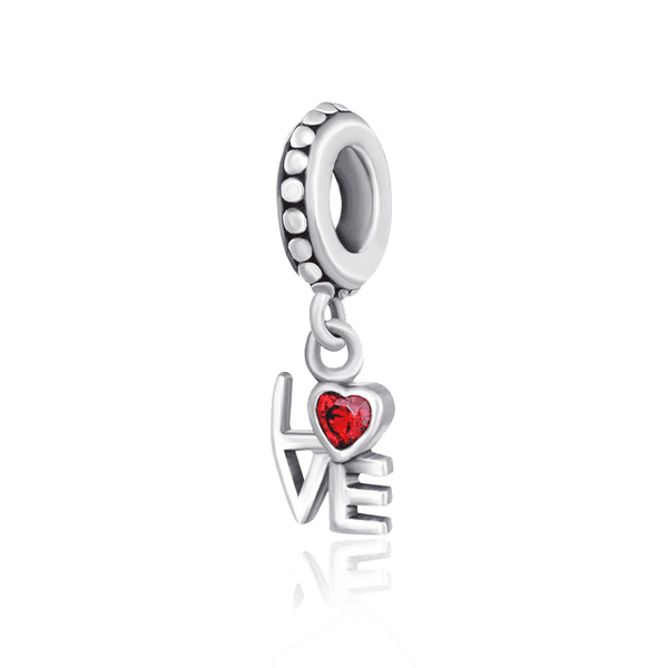 Серебряный подвес-шарм Love с сердечком 024970 детальное изображение ювелирного изделия Серебряные подвесы-шармы (бусины) Серебряный подвес-шарм Love с сердечком 024970 детальное изображение ювелирного изделия Серебряные подвесы-шармы (бусины)