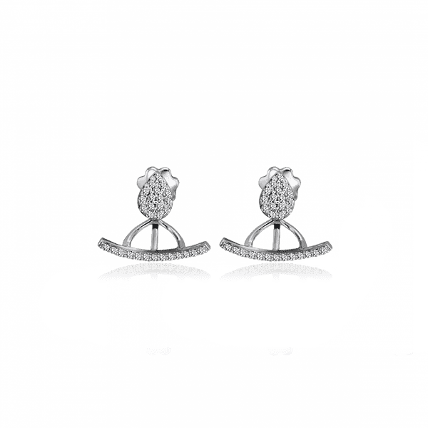 Серебряные серьги с фианитами 026159 детальное изображение ювелирного изделия Серебряные серьги с камнями Серебряные серьги с фианитами 026159 детальное изображение ювелирного изделия Серебряные серьги с камнями