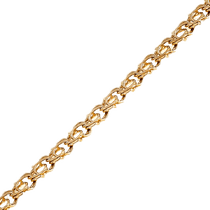 обзорное фото Золотая цепочка Арабский Бисмарк 036515 Золотые цепочки обзорное фото Золотая цепочка Арабский Бисмарк 036515  Золотые цепочки