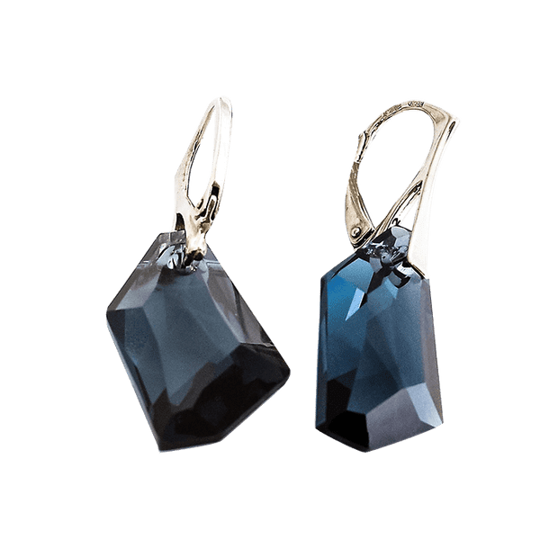 Серебряные серьги Сапфировый кристалл с Кристаллами Сваровски 025983 детальное изображение ювелирного изделия Серебряные серьги с Кристаллами Сваровски Серебряные серьги Сапфировый кристалл с Кристаллами Сваровски 025983 детальное изображение ювелирного изделия Серебряные серьги с Кристаллами Сваровски