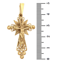 обзорное фото Золотой крестик 1,4,0375  Золотые крестики
