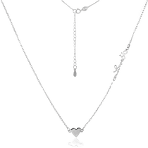 обзорное фото Серебряное колье "Love You" без вставок 024741 Серебряные колье обзорное фото Серебряное колье "Love You" без вставок 024741  Серебряные колье