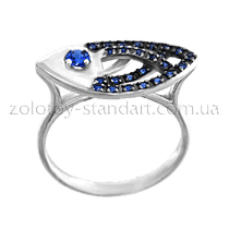 обзорное фото Серебряное кольцо 320871С  Серебряные кольца