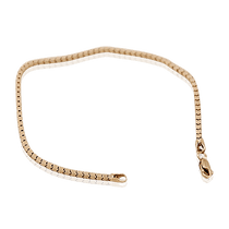 обзорное фото Браслет из красного золота 029998 Золотые браслеты без камней обзорное фото Браслет из красного золота 029998  Золотые браслеты без камней