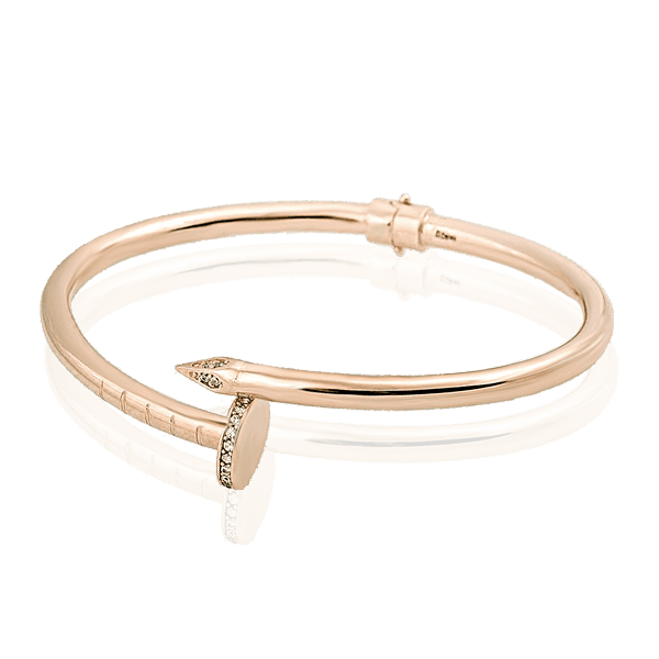 Золотой браслет Гвоздь 025204 детальное изображение ювелирного изделия Золотой браслет кольцом Золотой браслет Гвоздь 025204 детальное изображение ювелирного изделия Золотой браслет кольцом