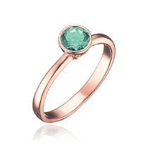 обзорное фото Золотое кольцо с круглым кварцем 036979 Золотые кольца обзорное фото Золотое кольцо с круглым кварцем 036979  Золотые кольца