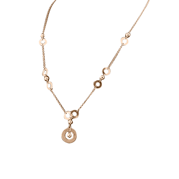 Золотое колье Кружочки 026038 детальное изображение ювелирного изделия Золотое колье без камней Золотое колье Кружочки 026038 детальное изображение ювелирного изделия Золотое колье без камней