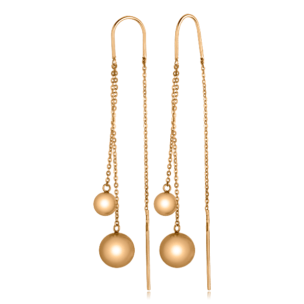 Серьги протяжки 580058 детальное изображение ювелирного изделия Золотые серьги протяжки Серьги протяжки 580058 детальное изображение ювелирного изделия Золотые серьги протяжки