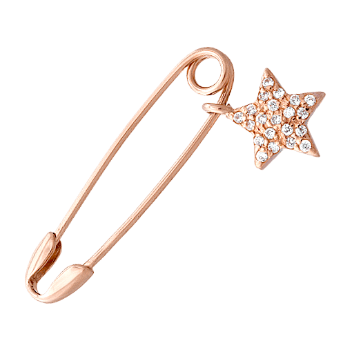 Золотая булавка Звёздочка с фианитами 031877 детальное изображение ювелирного изделия Золотые булавки Золотая булавка Звёздочка с фианитами 031877 детальное изображение ювелирного изделия Золотые булавки