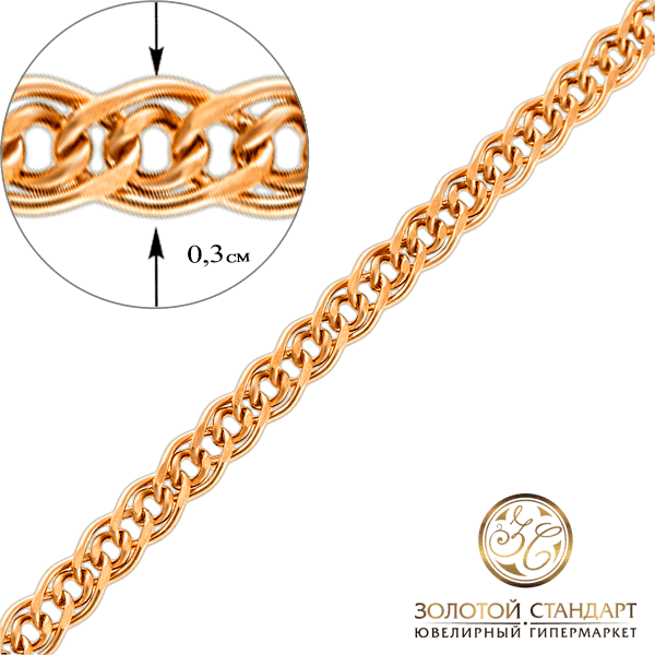 Золотий ланцюг Нонна 9600303-4 детальне зображення ювелірного виробу