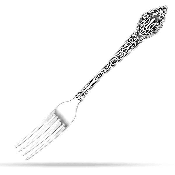 Серебряная ажурная вилка с Тризубом (Герб Украины) 037725 детальное изображение ювелирного изделия Серебряные вилки Серебряная ажурная вилка с Тризубом (Герб Украины) 037725 детальное изображение ювелирного изделия Серебряные вилки